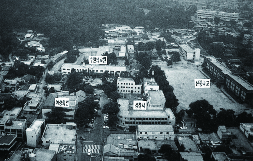 ▲ 1989년까지 경기도립병원, 신풍초등학교 등으로 사용된 화성행궁