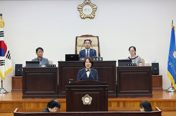 ▲ 인천 남동구의회 의장 당선인 이정순 의원.ⓒ 뉴스피크